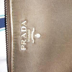 AUTHENTIC Prada nylon zip wallet